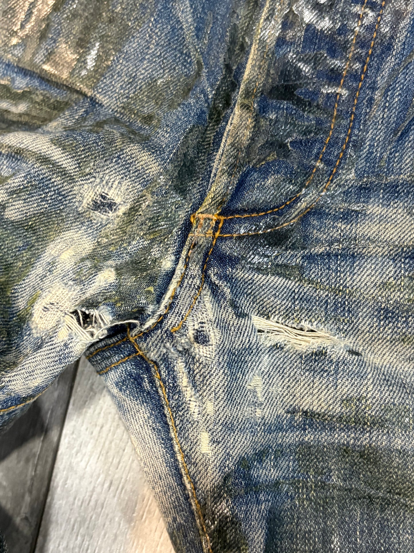 Dior Homme AW03 Blue Luster Denim