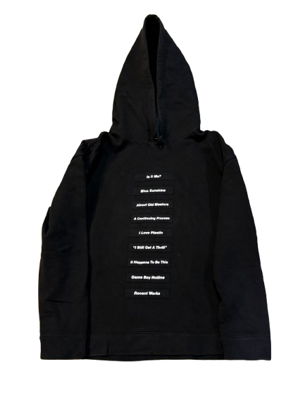 Raf Simons SS18 Poem Patch Hoodie