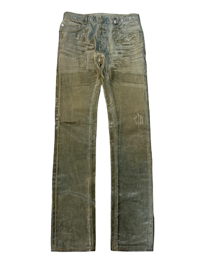 Dior Homme SS04 Waxed Bleu Clair Denim