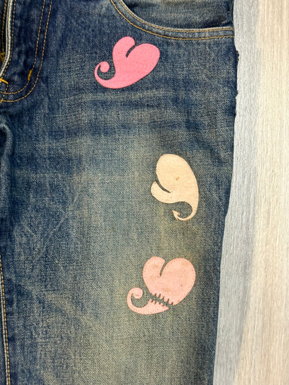 Undercover AW05 Arts & Crafts Heart Boro Denim