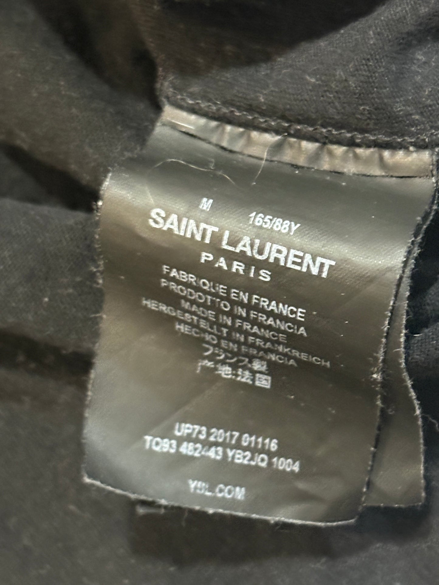 Saint Laurent Paris SS17 No Smoking Shirt