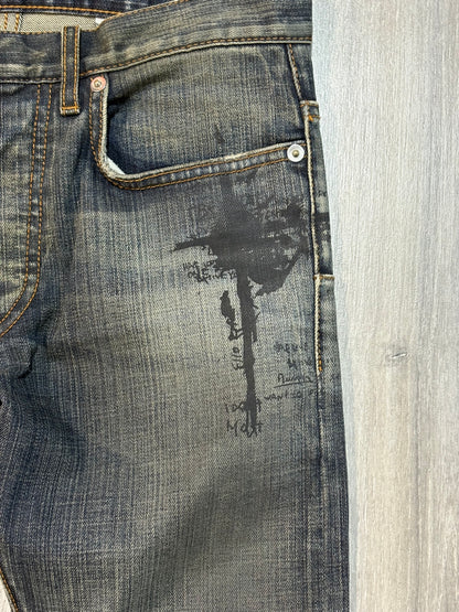 Dior Homme AW09 Basquiat Mudwash Denim