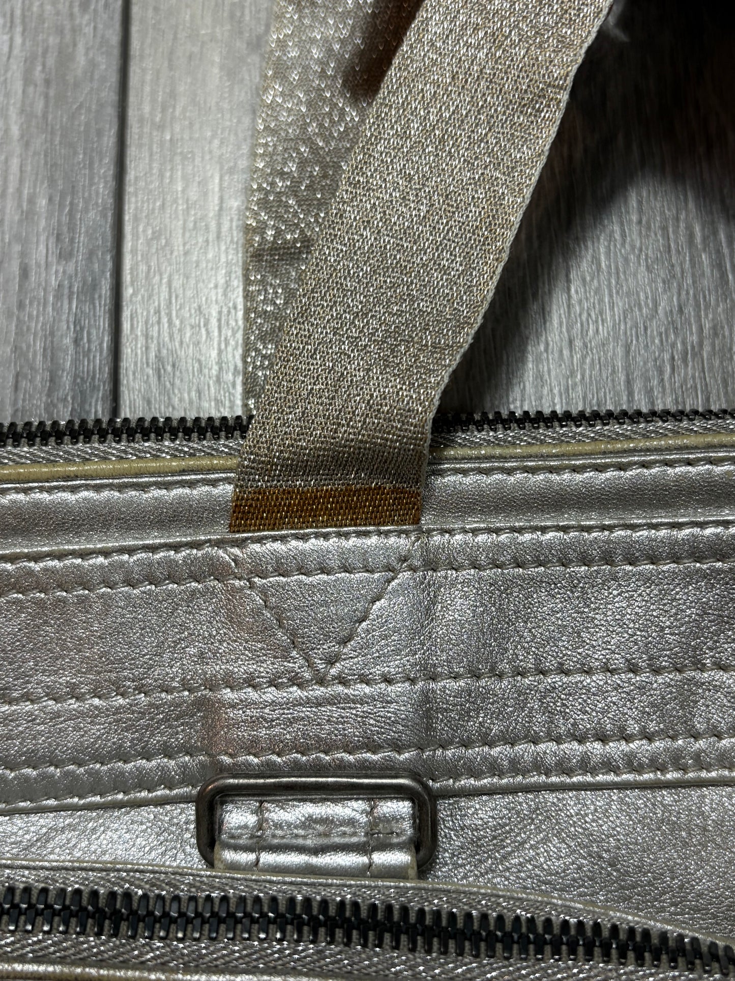 Dior Homme SS07 Silver Glitter Deville Duffle Bag