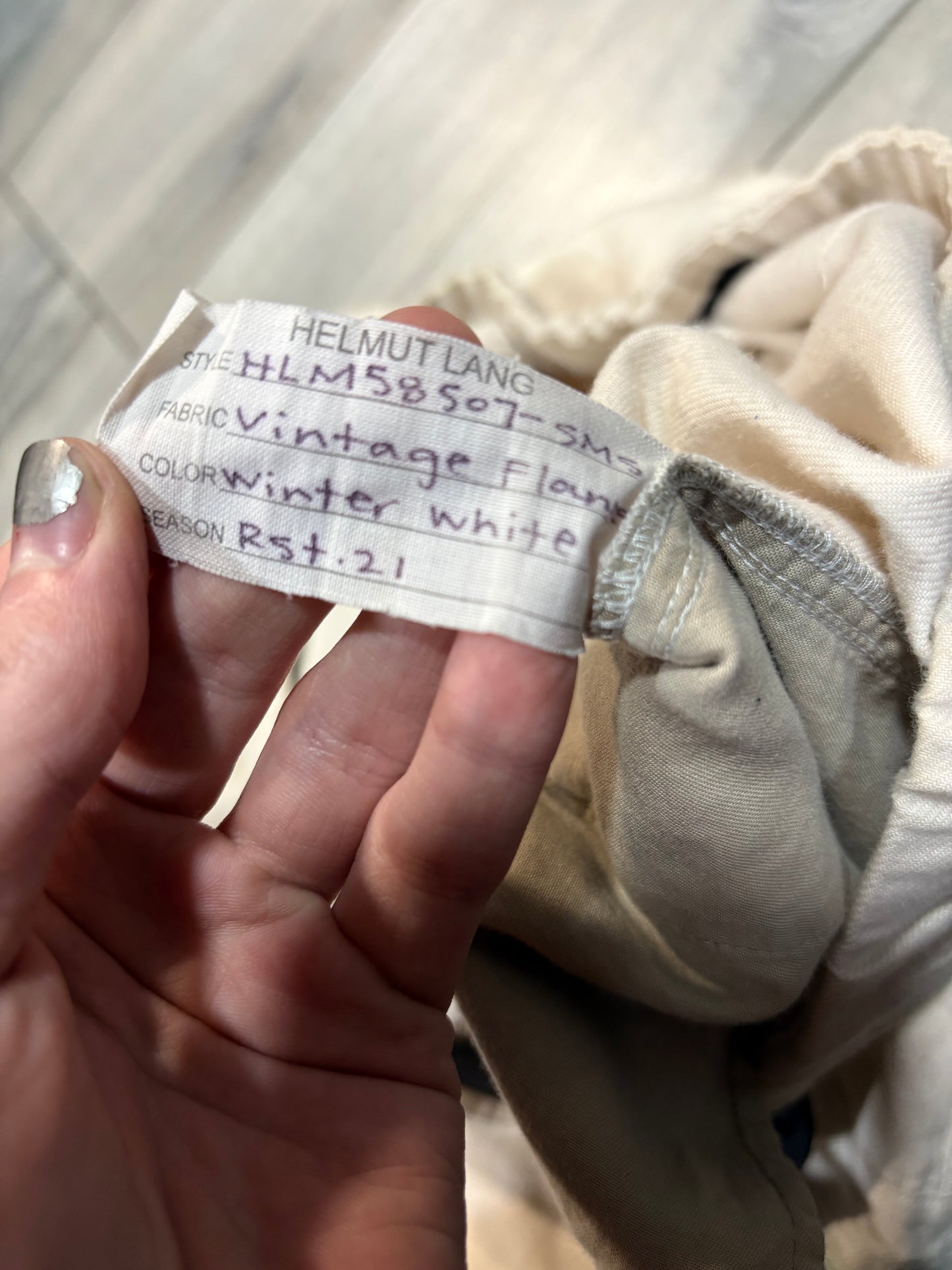 Helmut Lang AW21 Sample Carpenter Cargos