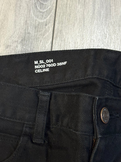 Celine SS19 SL001 Black Denim