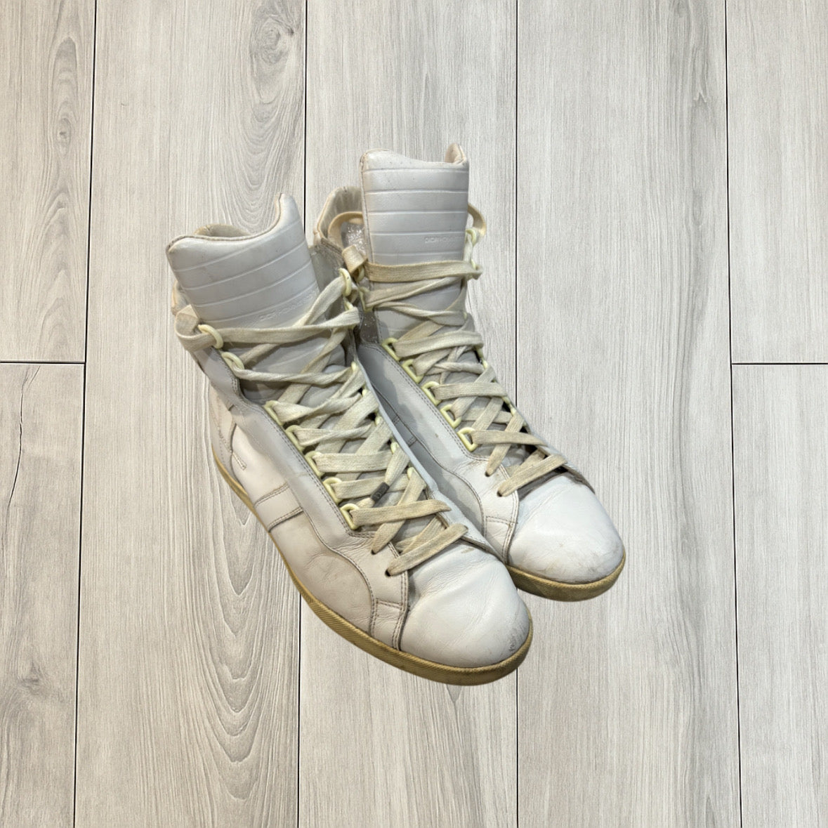 Dior Homme SS04 White Strip Sneakers