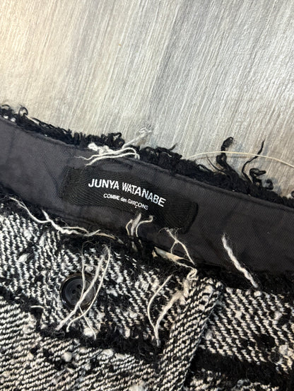 Junya Watanabe Ss05 distressed tweed pants