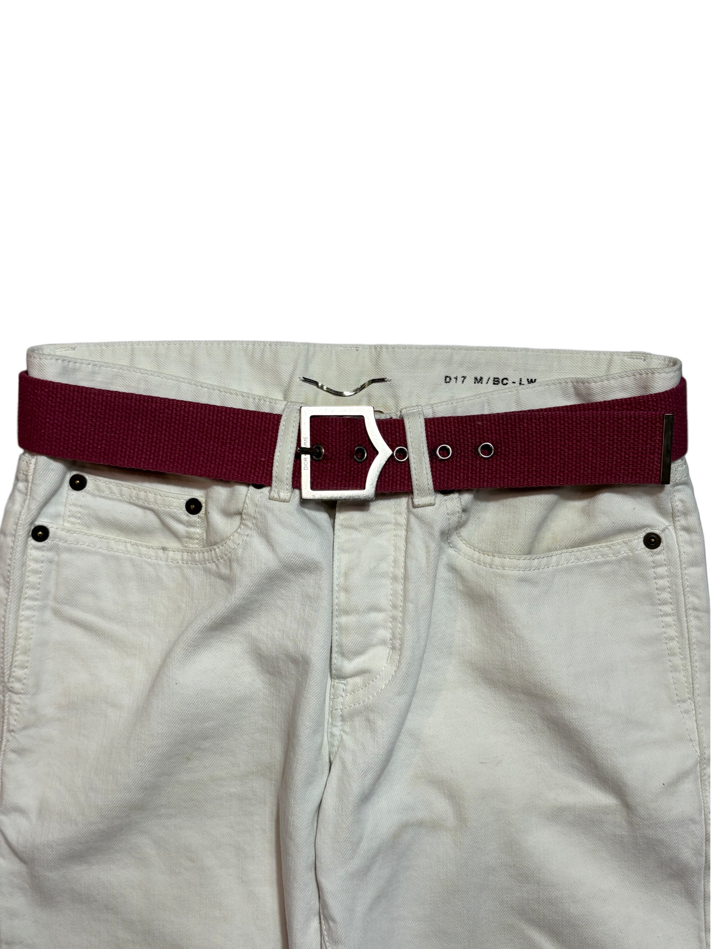 Dior Homme SS05 ‘Beck’ Pink D Point Belt