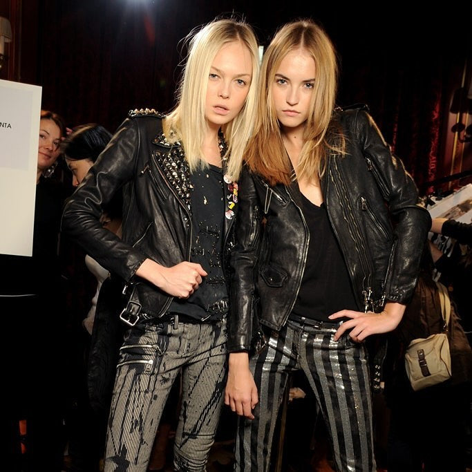 Balmain SS11 Chained Leather Biker Jacket