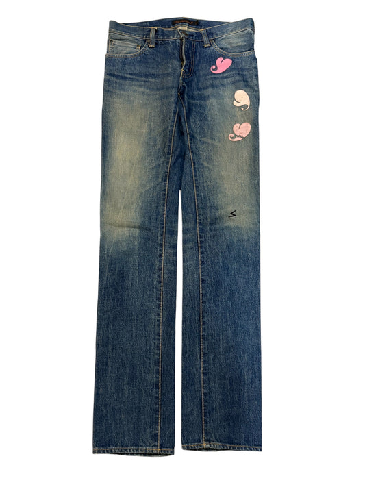 Undercover AW05 Arts & Crafts Heart Boro Denim