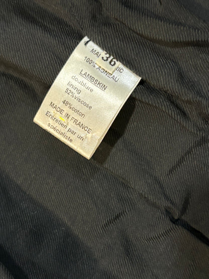 Balmain SS10 Military Patch Leather Blazer