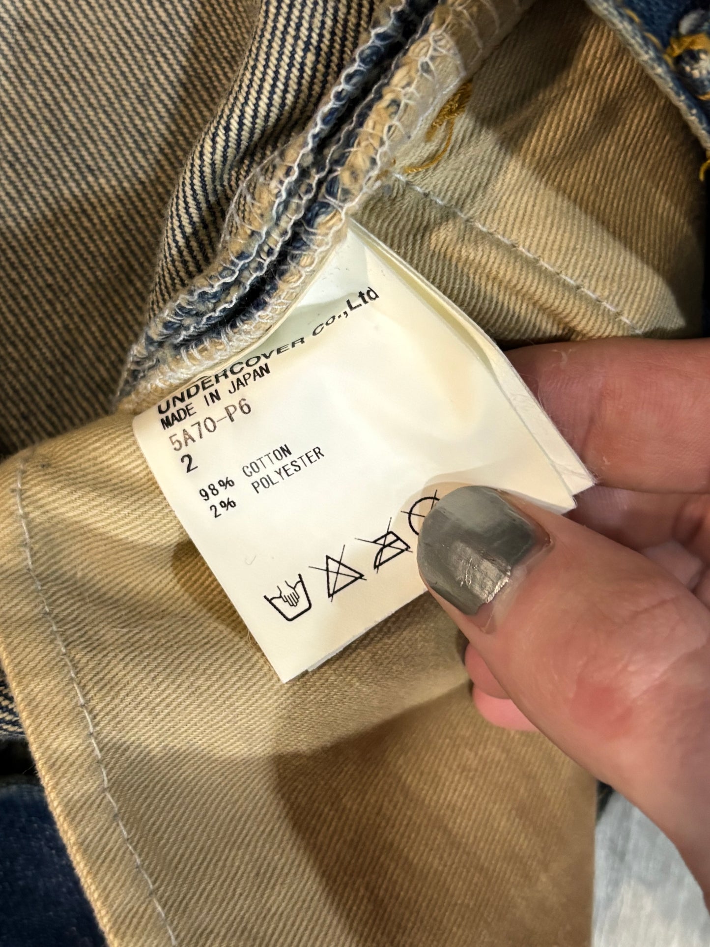 Undercover AW05 Arts and Crafts Heart Denim