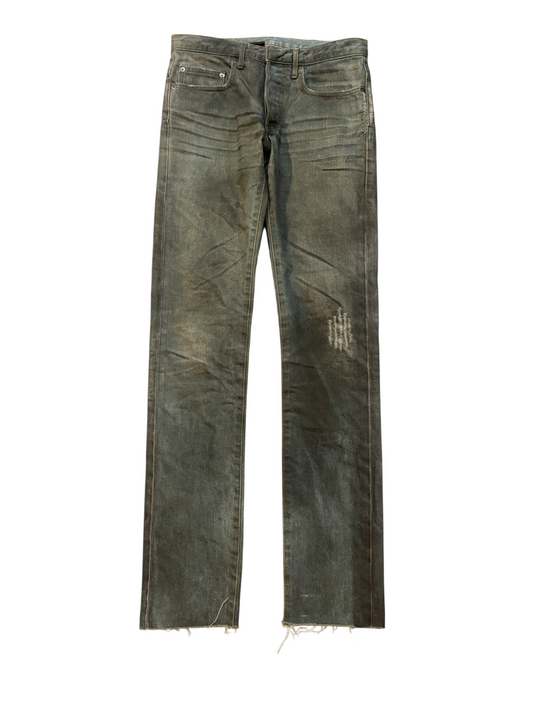 Dior Homme SS04 Dirty Bleu Clair Denim