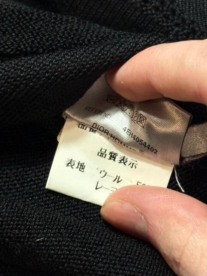 Dior Homme SS04 Strip Mesh Hoodie