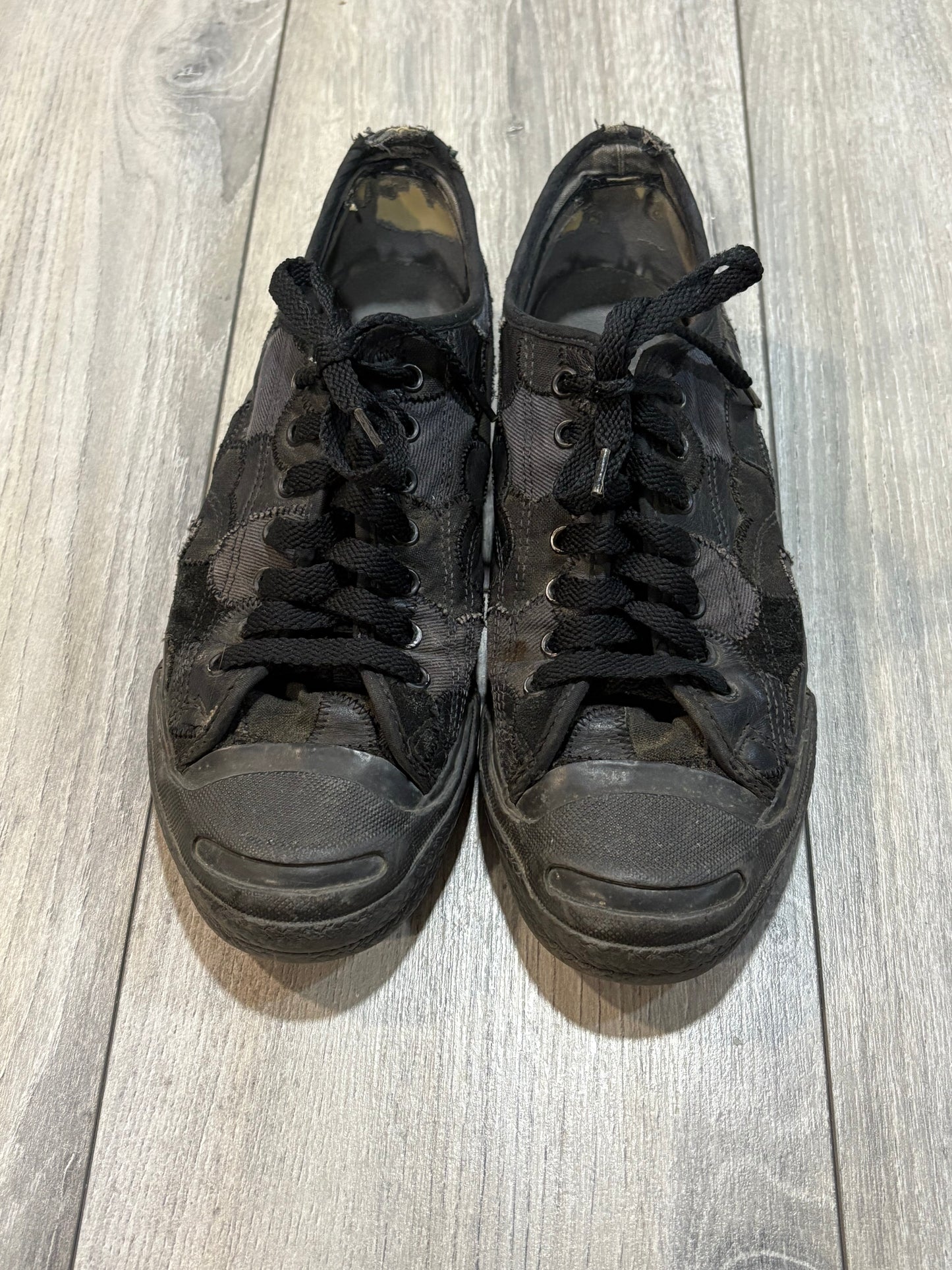 Number (N)ine AW03 Crying Heart Patchwork converse
