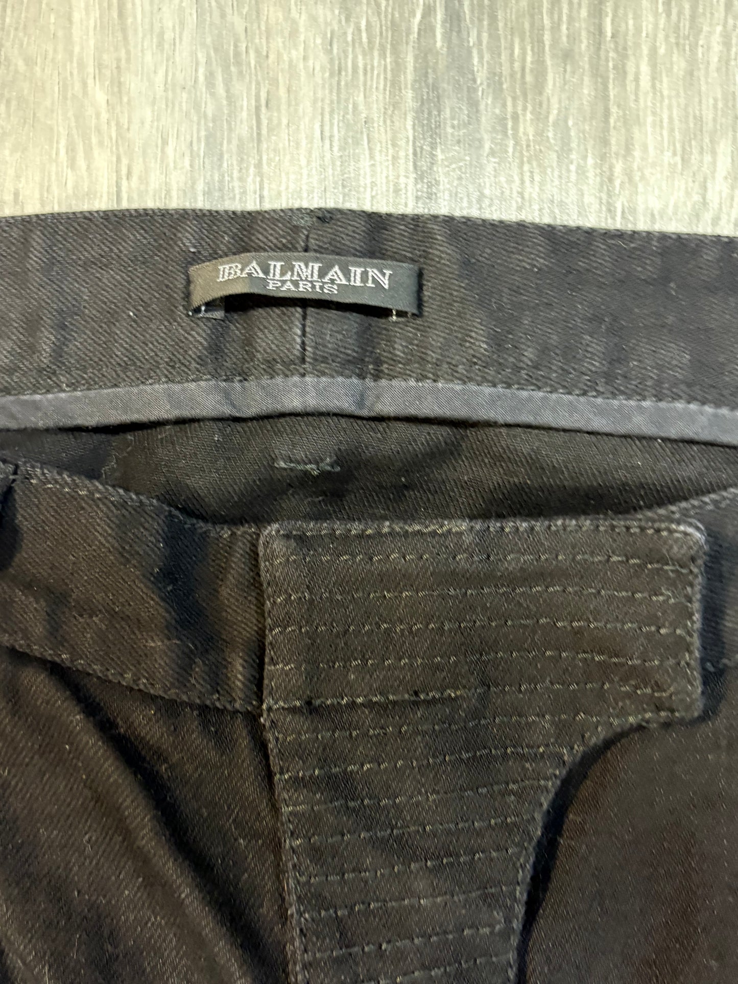 Balmain SS09 Ankh Studded Flares