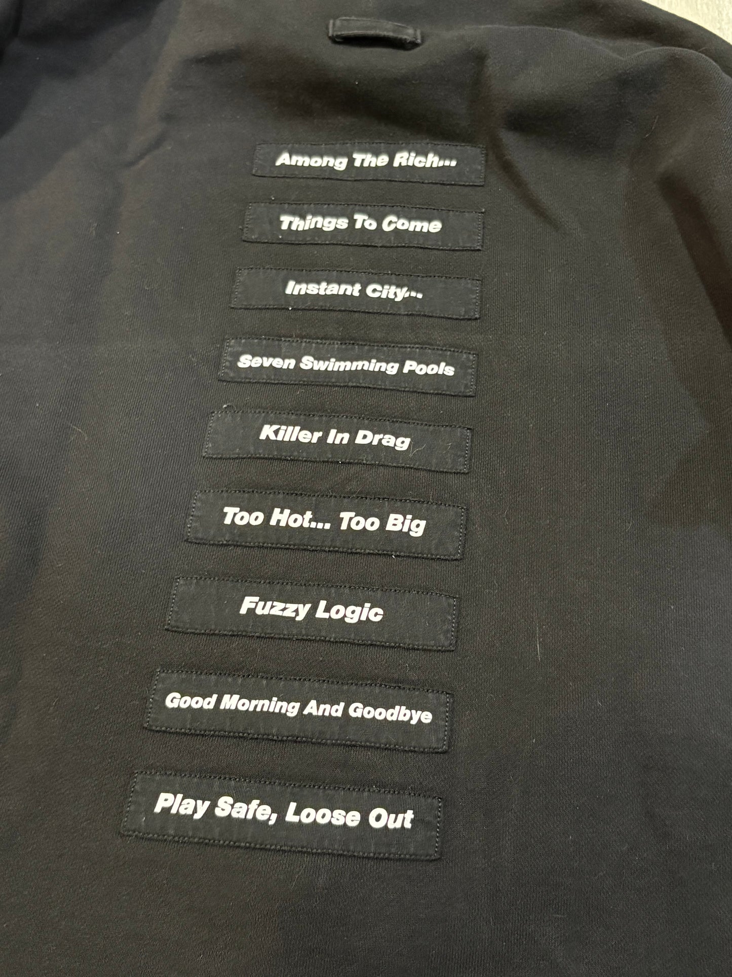 Raf Simons SS18 Poem Patch Hoodie