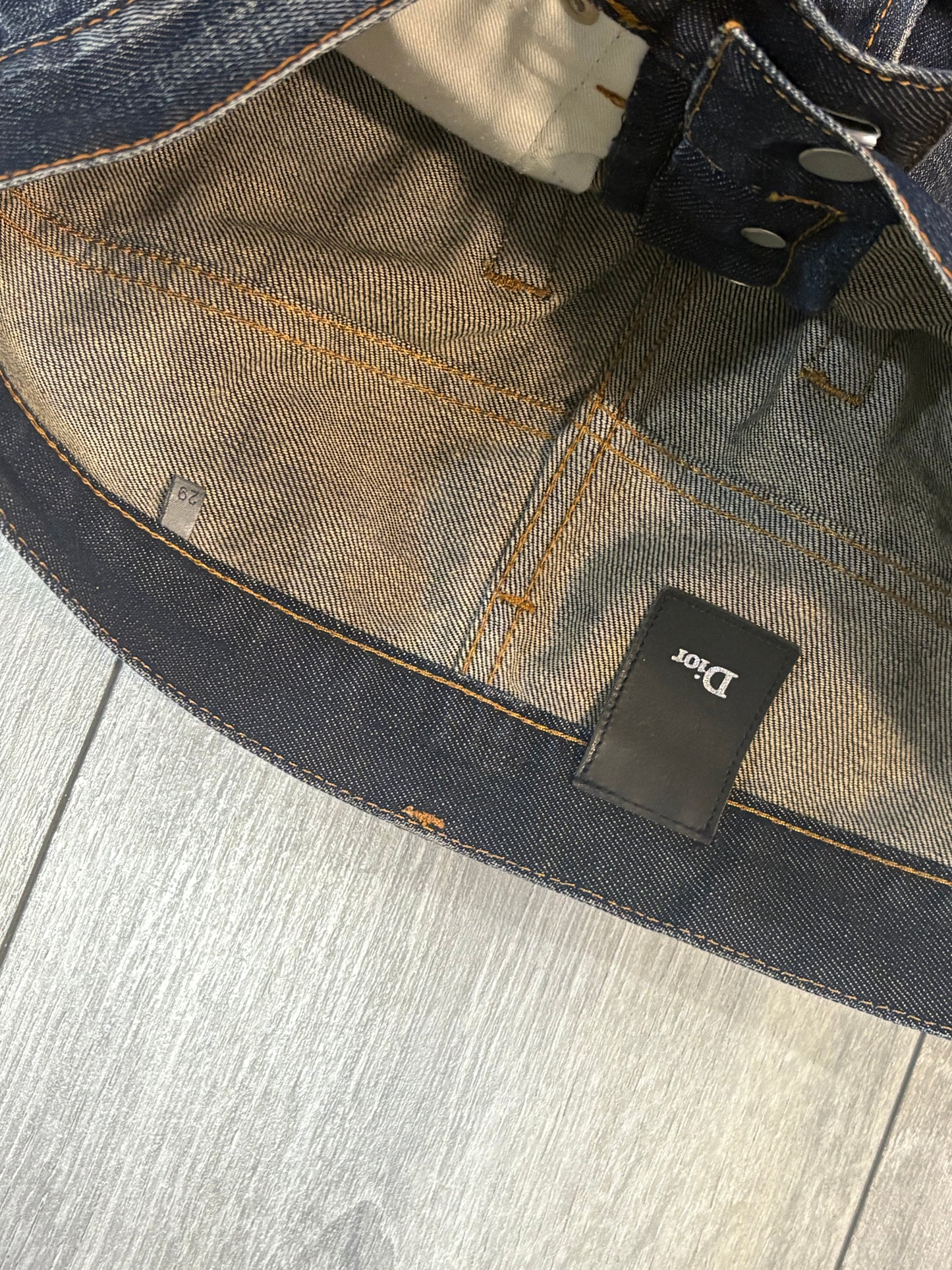 Dior Homme SS10 Distressed Painter denim