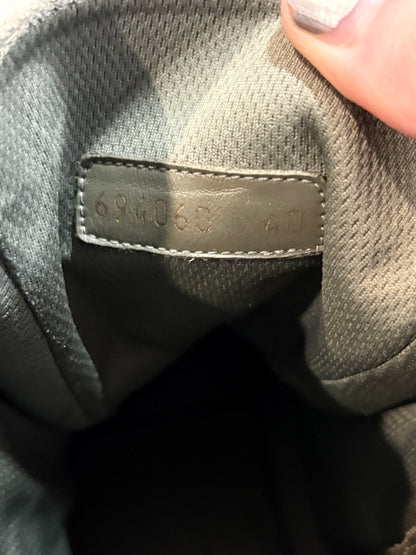 Balenciaga Distressed Canvas Khaki Green Boots