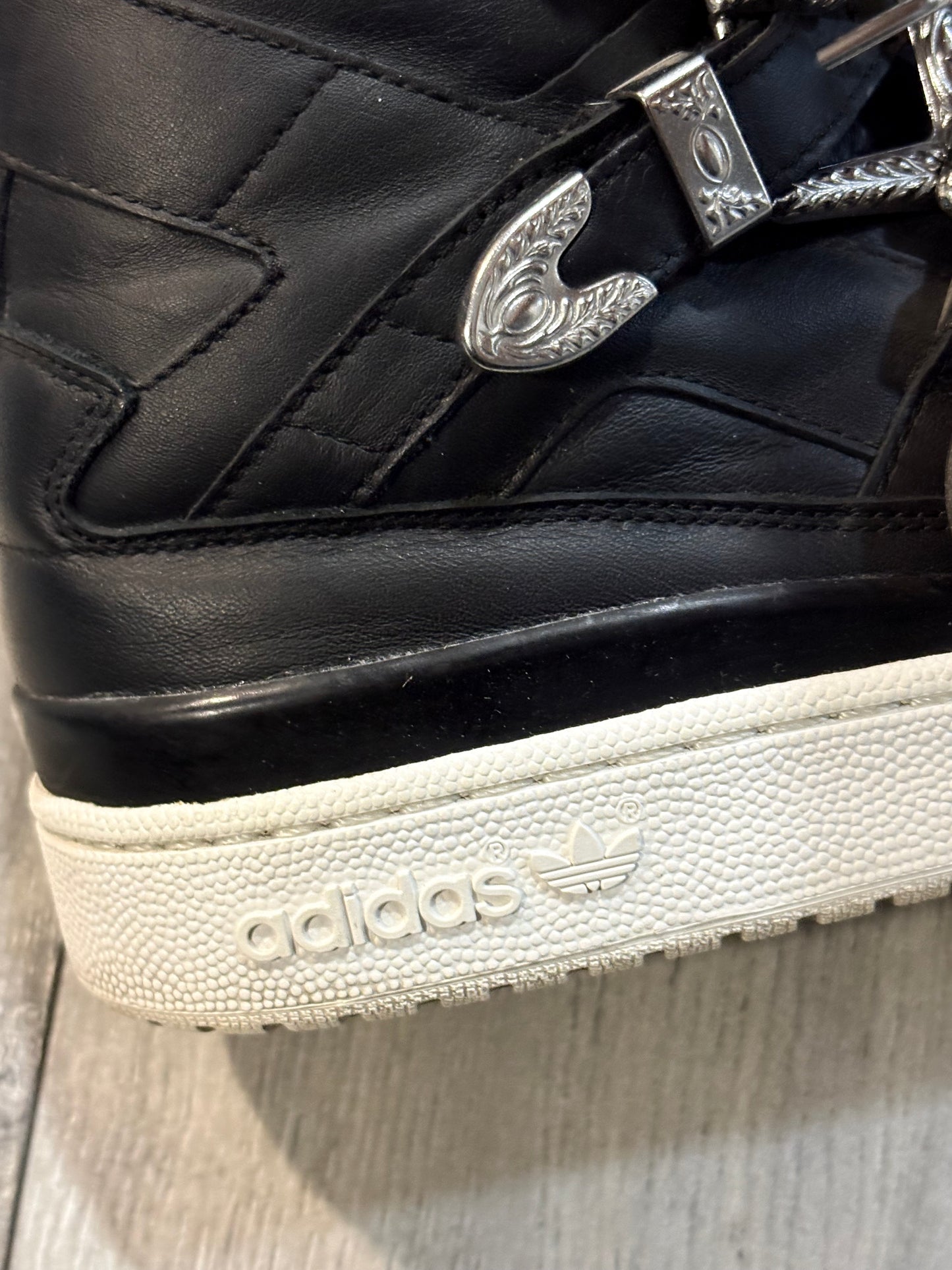 Jermey Scott X Adidas JS Forum Silver Buckle Hi Tops