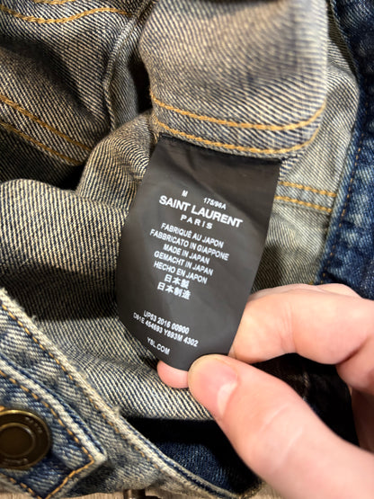 Saint Laurent Paris SS17 Sweet Dreams Denim Jacket