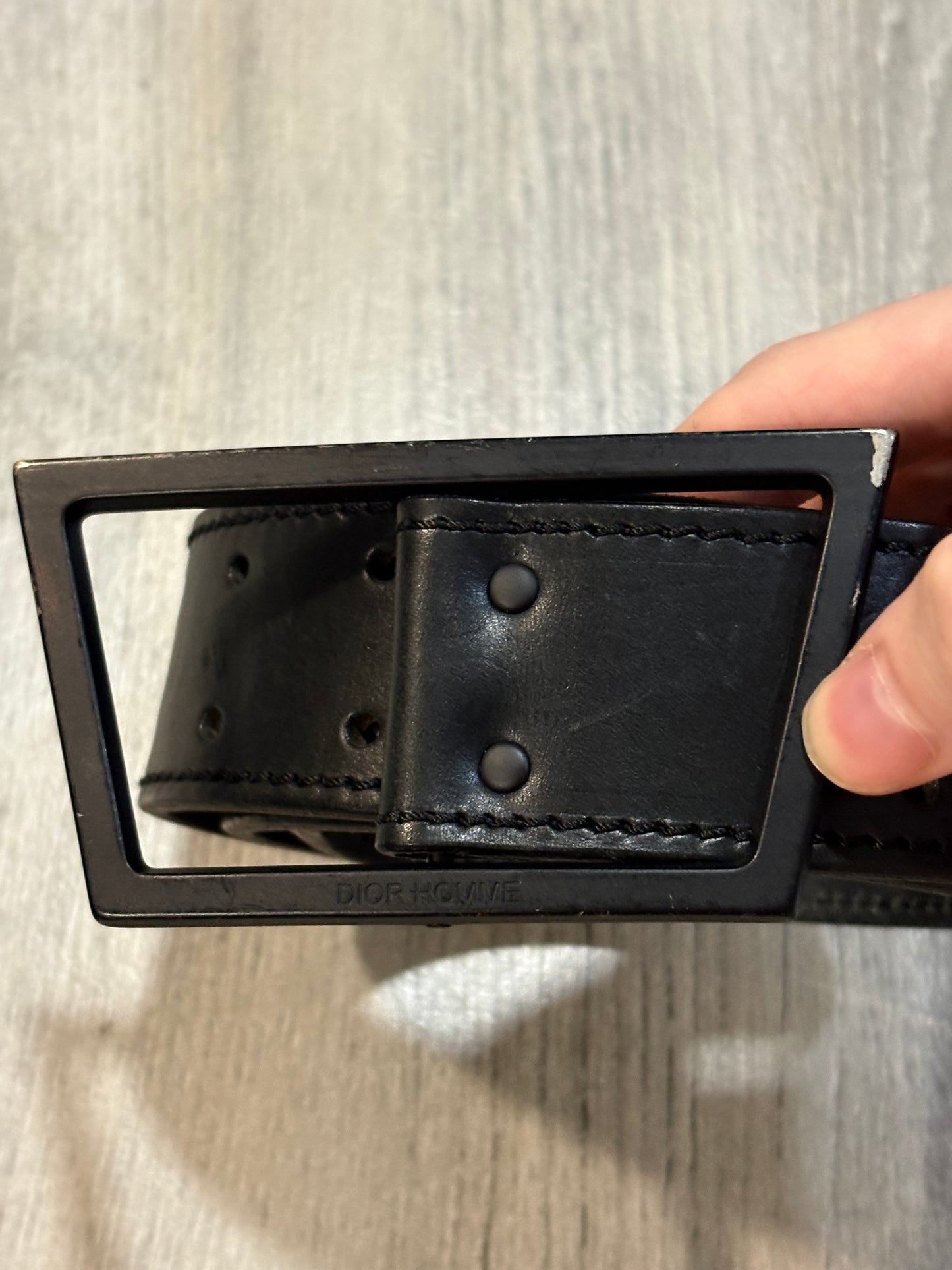 Dior Homme AW07 Navigate Trapezoid Belt