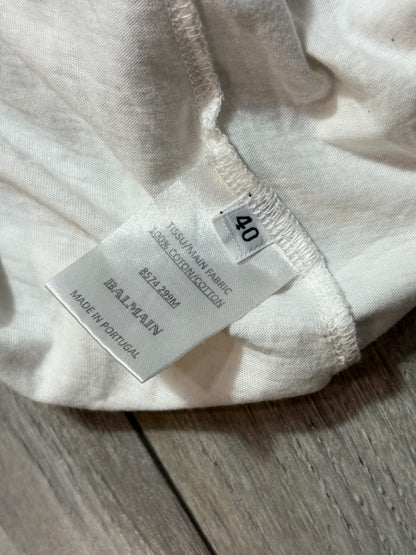 Balmain Decarnin Era White Tee