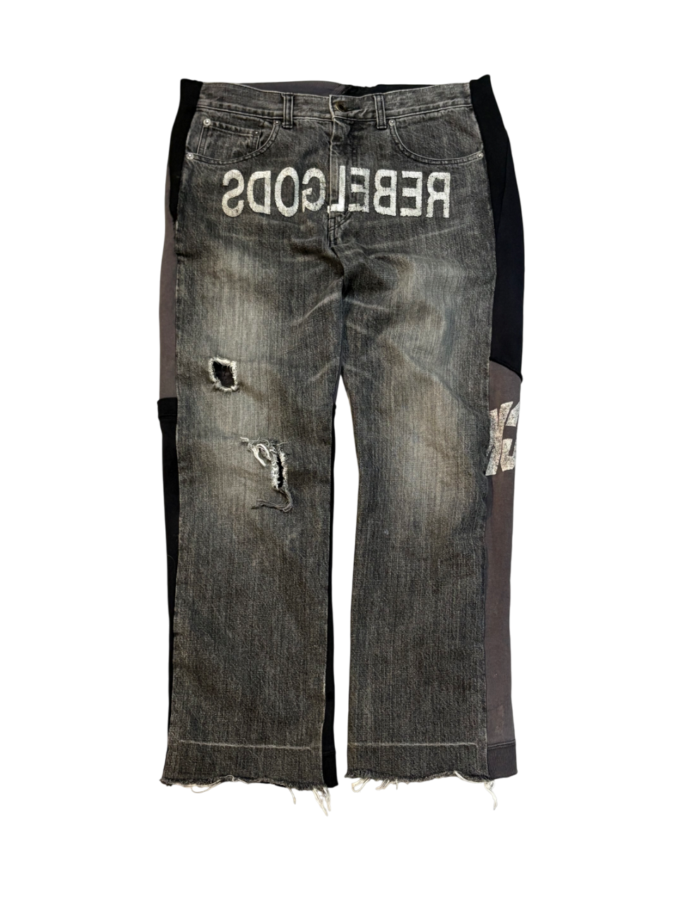 Undercover AW02 Rebelgod hybrid denim
