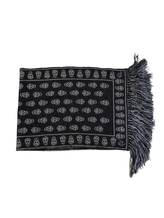 Alexander McQueen Doubled Sided Skull Scarf