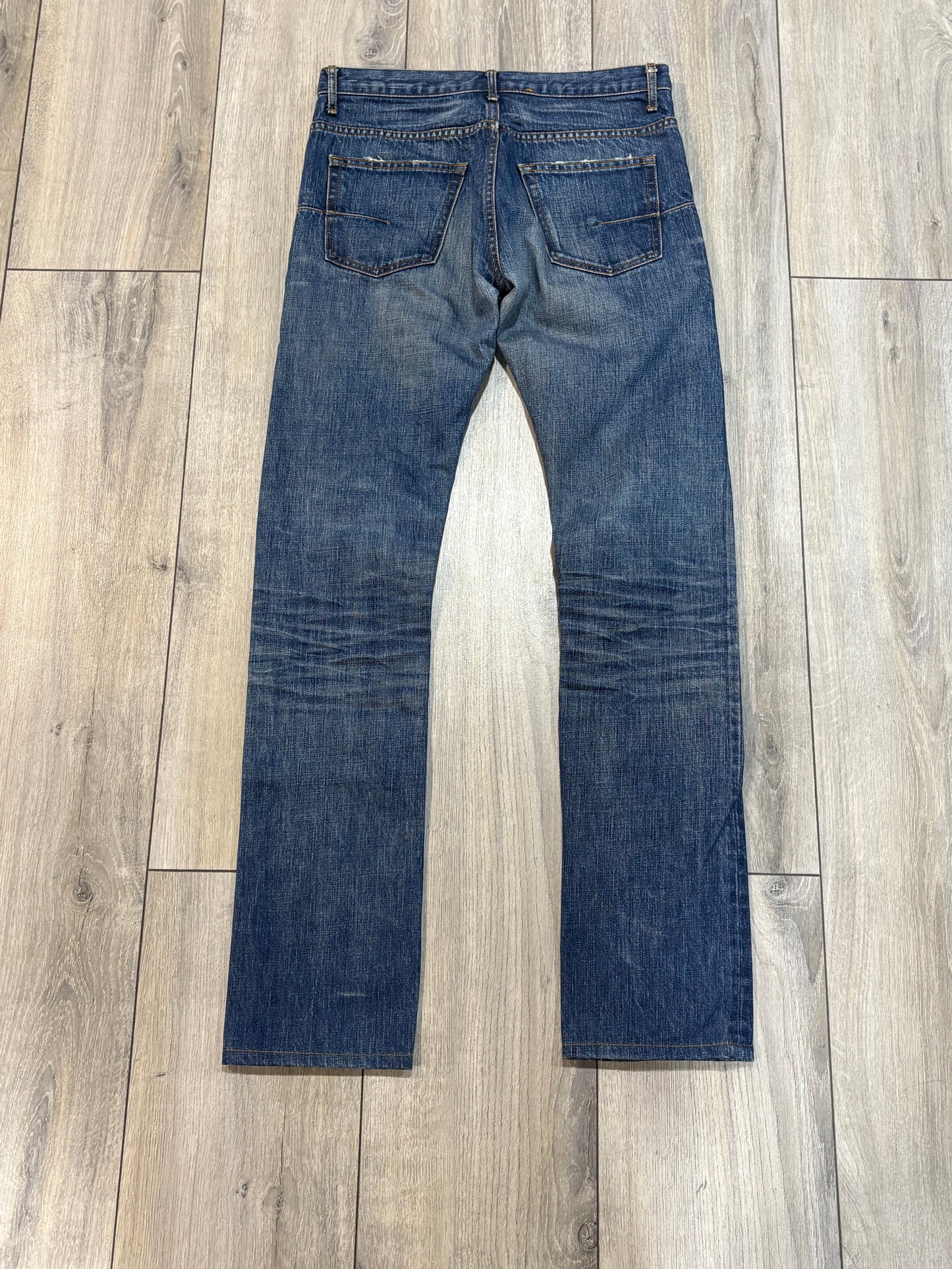 Dior Homme AW05 Rust Clawmark Denim