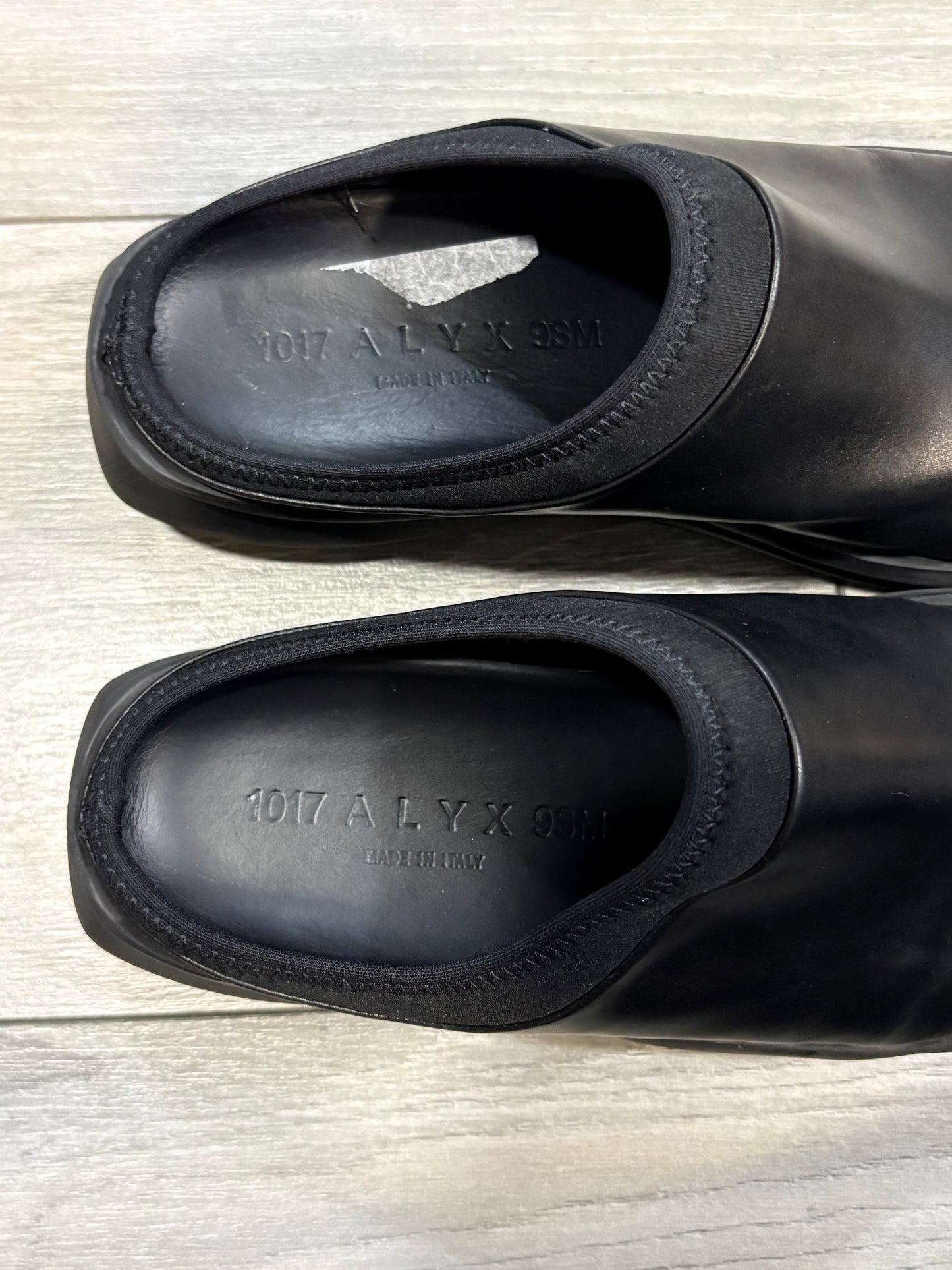 1017 Alyx 9SM Mono Leather Mules