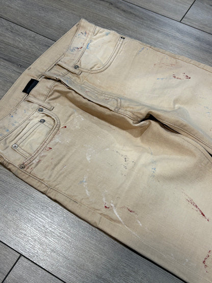 Dior Homme SS10 Paint Splatter Denim