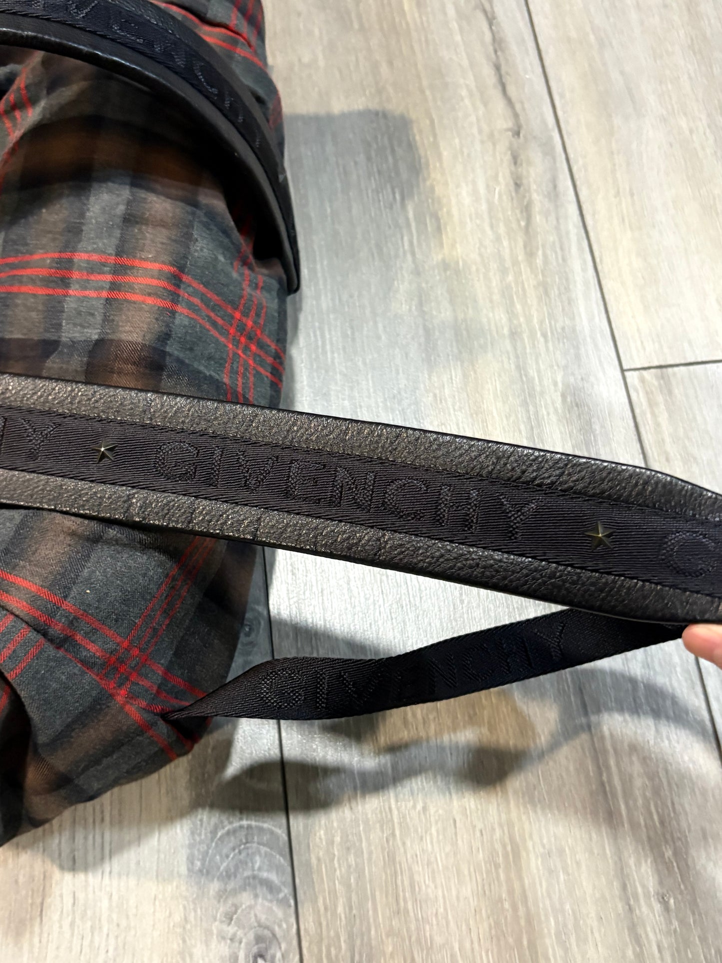 Givenchy FW13 Plaid Backpack