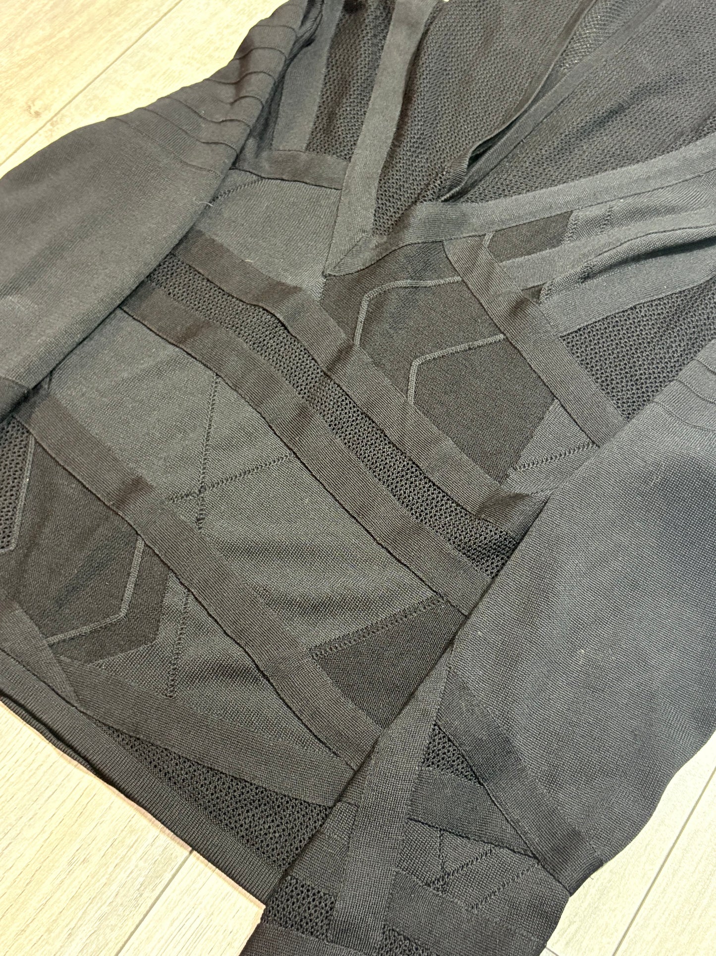 Dior Homme SS04 Strip Mesh Hoodie