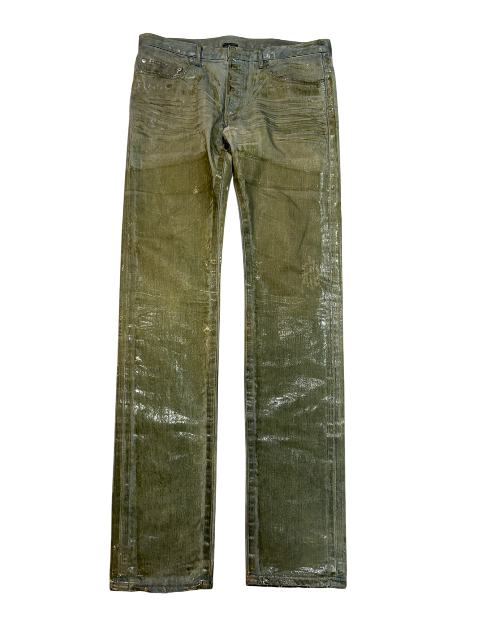 Dior Homme SS04 Waxed Bleu Clair Denim