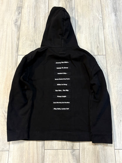 Raf Simons SS18 Poem Patch Hoodie
