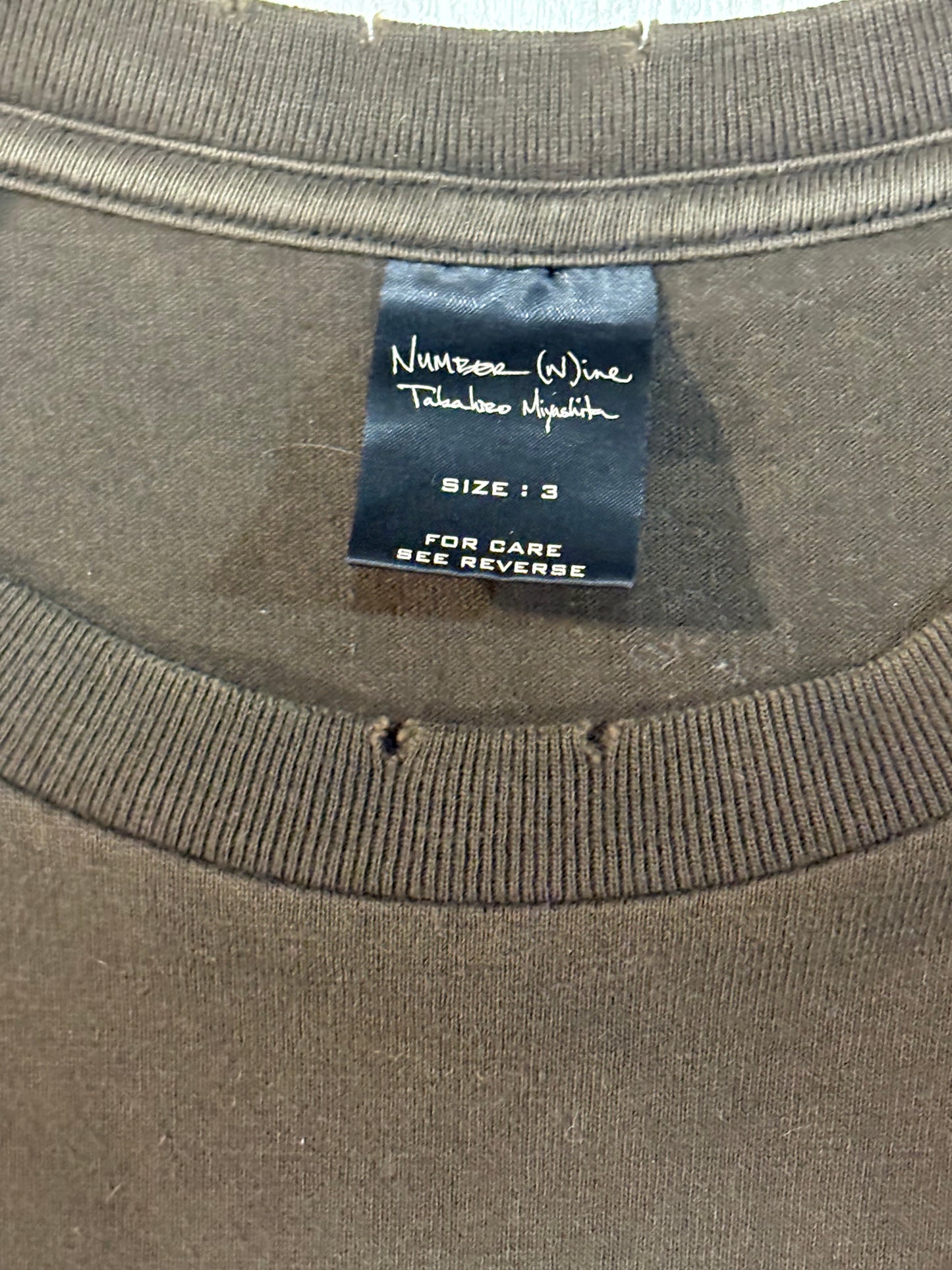 Number (N)ine AW04 Mindless Obedience Shirt