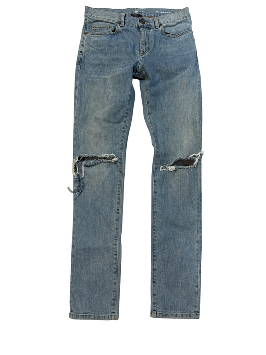 Saint Laurent Paris FW15 Distressed Denim
