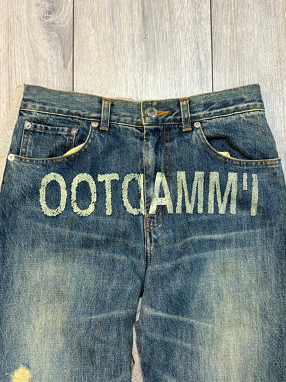 Undercover AW02 IMMADTOO Hybrid Denim