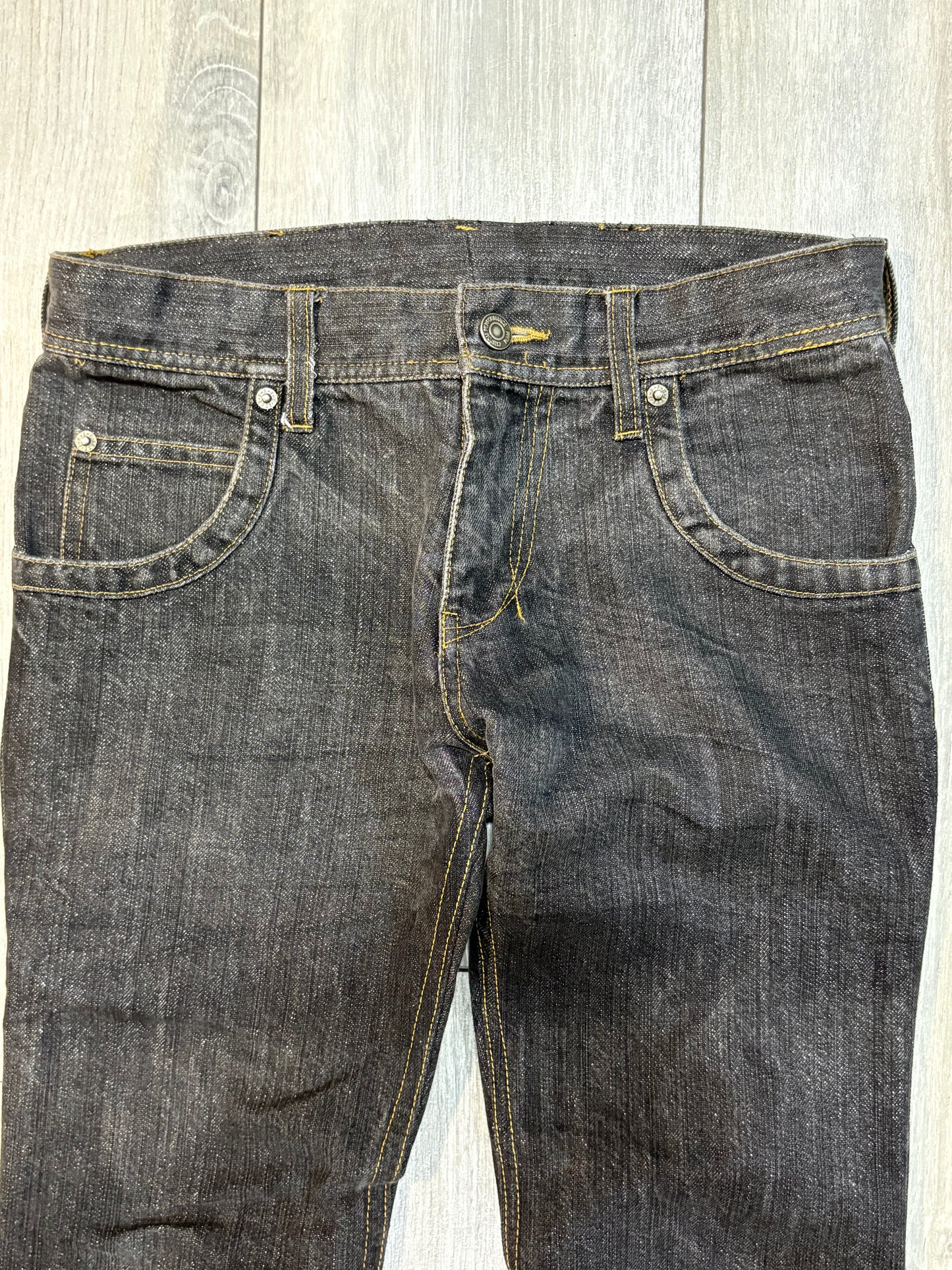 PPFM Red Zipper Glitter Denim