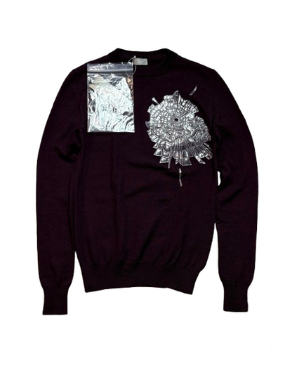 Dior Homme AW08 Rouge Broken Heart Sweater