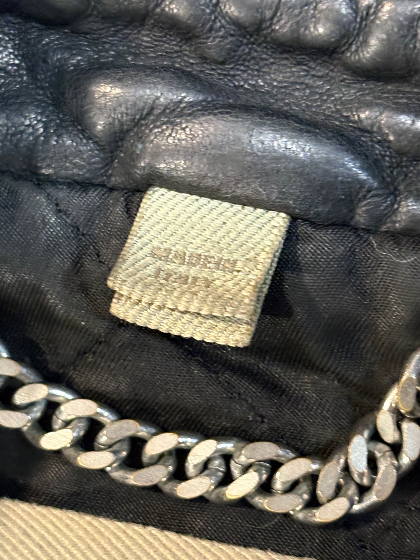 Burberry Brit Loseley Quilted Panel Leather Biker Jacket