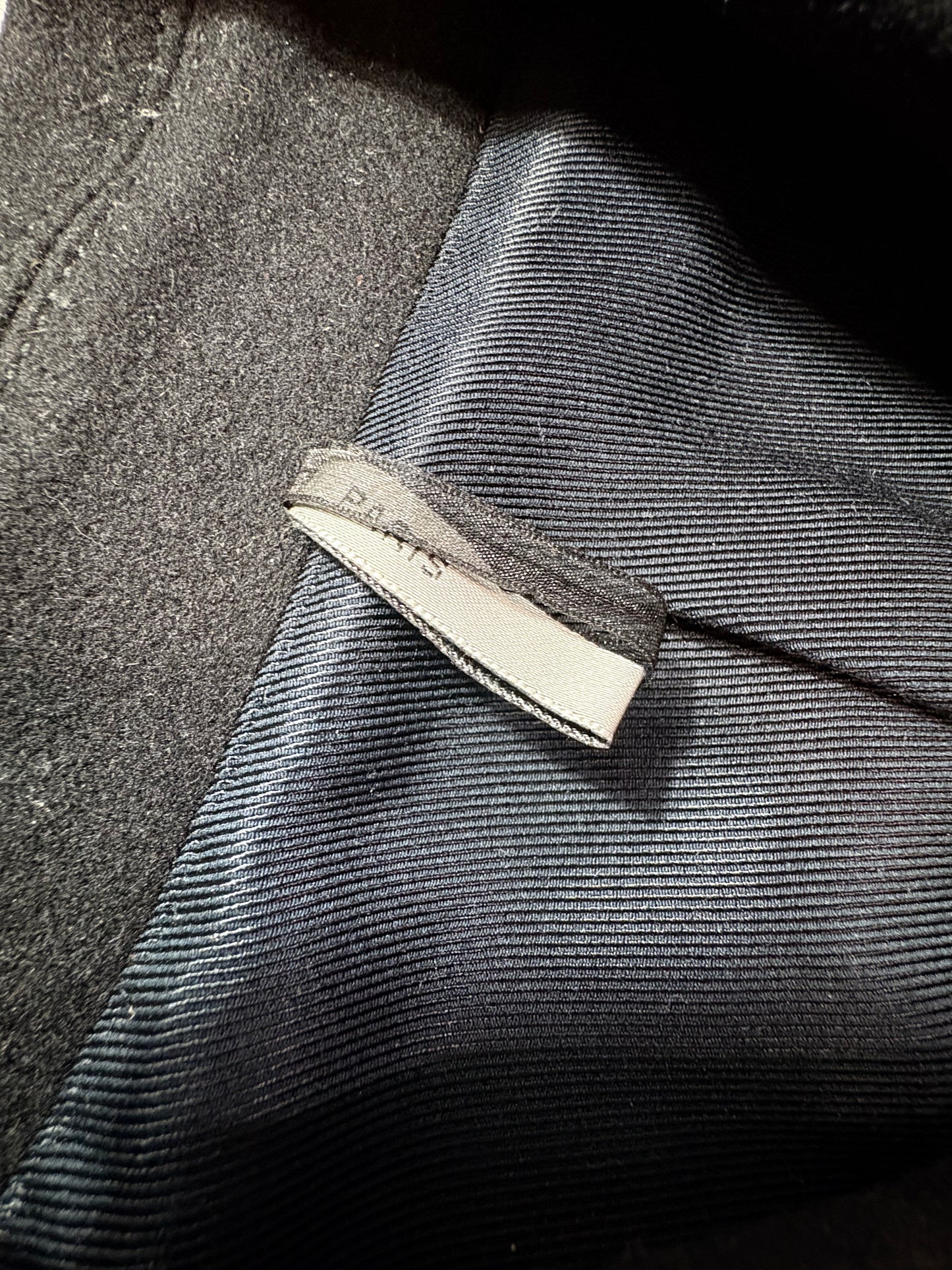 Dior Homme AW07 Asymmetrical Officer Coat