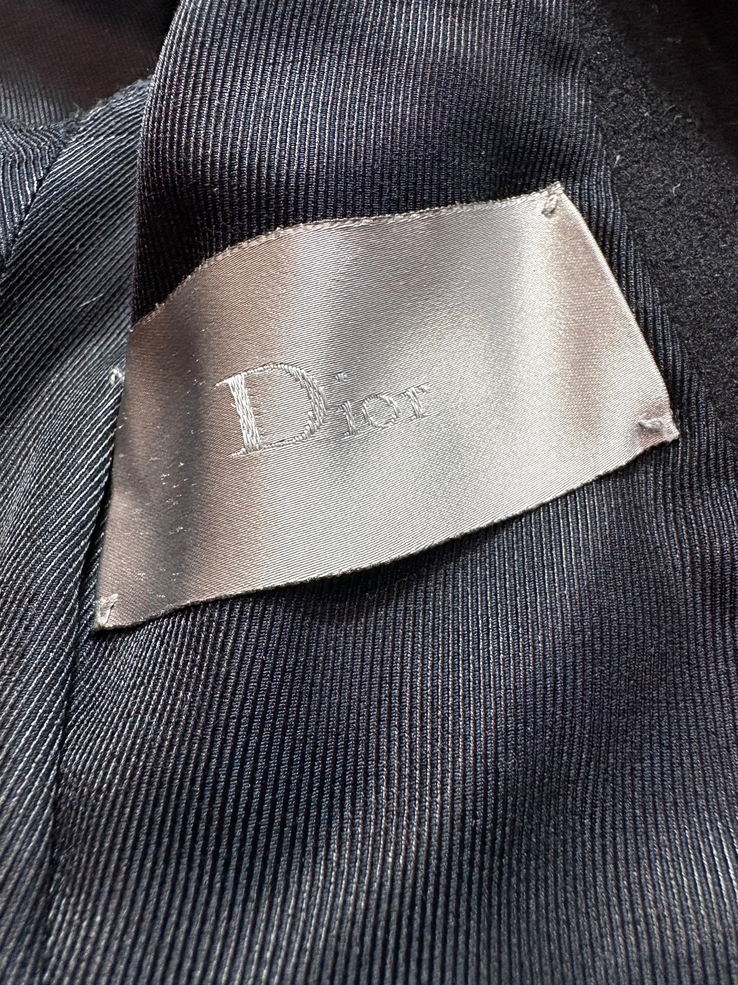 Dior Homme AW07 Asymmetrical Officer Coat