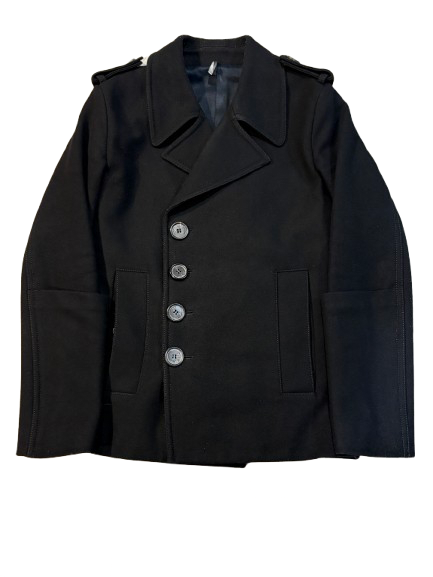 Dior Homme AW07 Asymmetrical Officer Coat