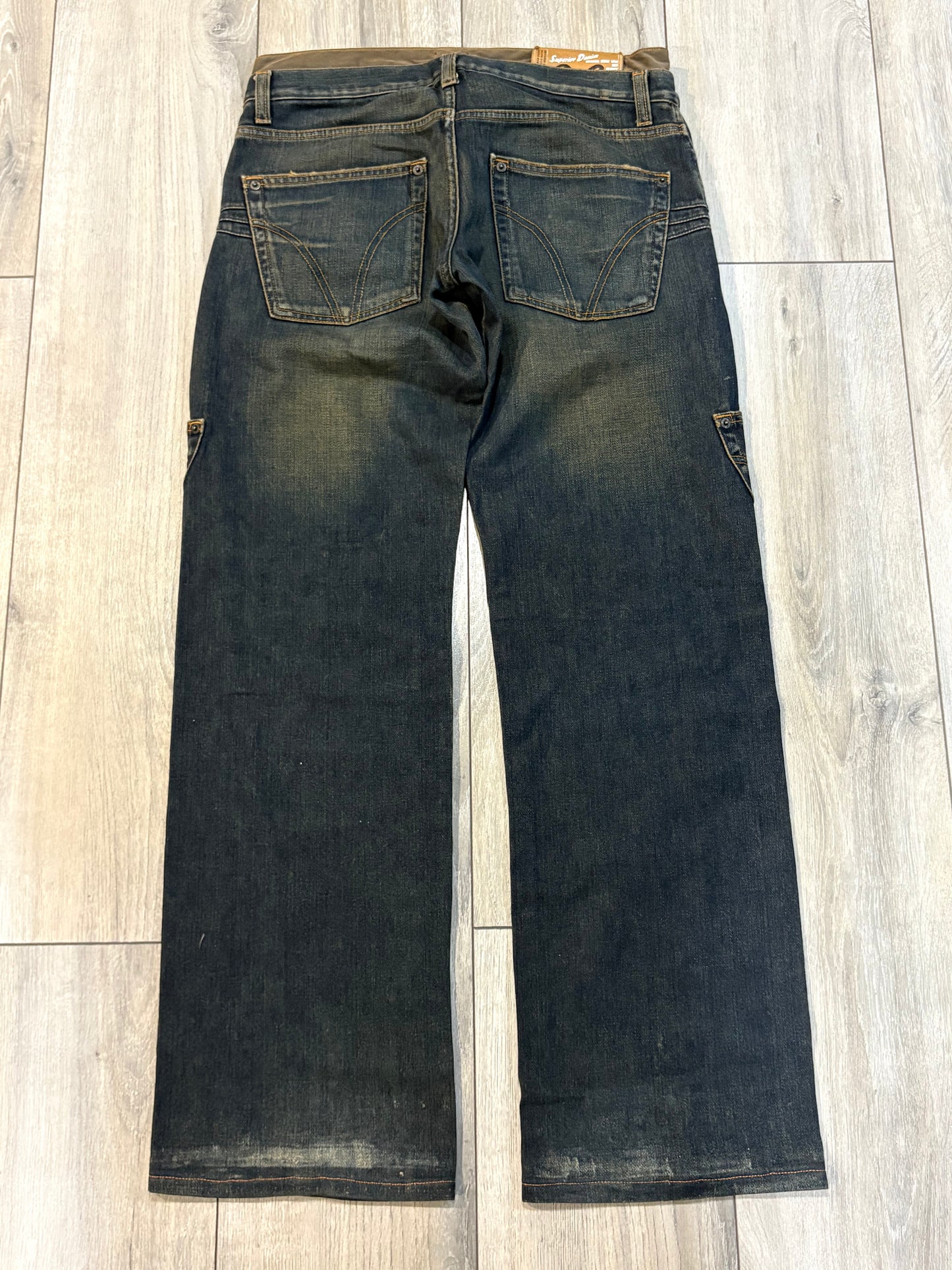 D&G AW03 Double Waisted Asymmetrical Pocket Denim