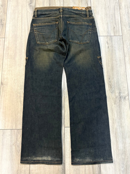 D&G AW03 Double Waisted Asymmetrical Pocket Denim