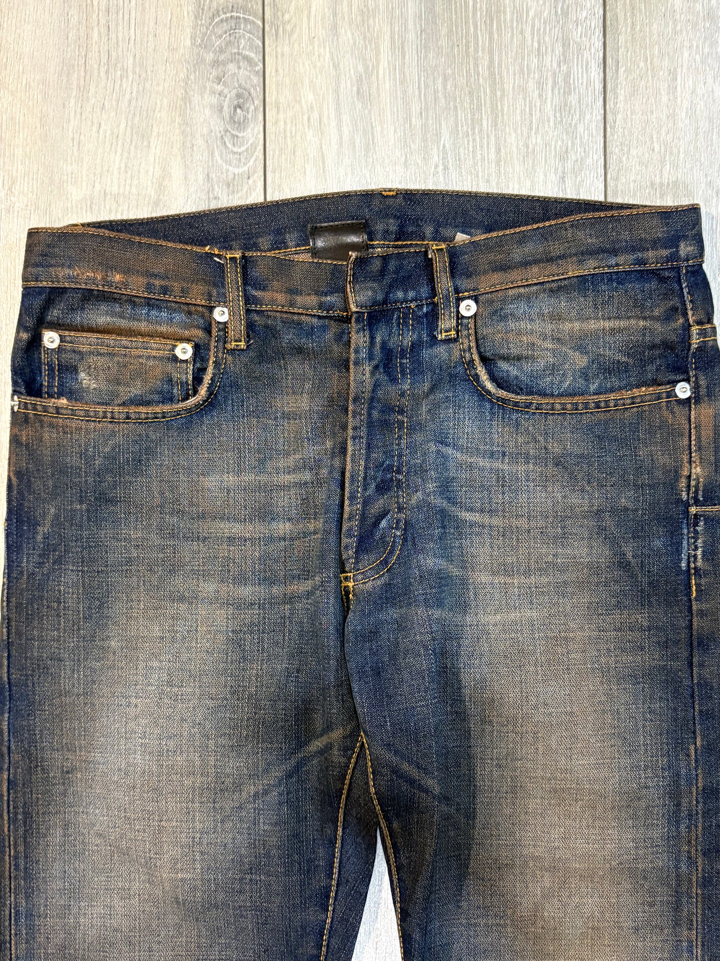 Dior Homme AW05 Rust Straight Leg Denim