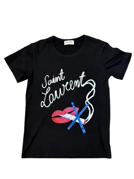 Saint Laurent Paris SS18 No Smoking Tee
