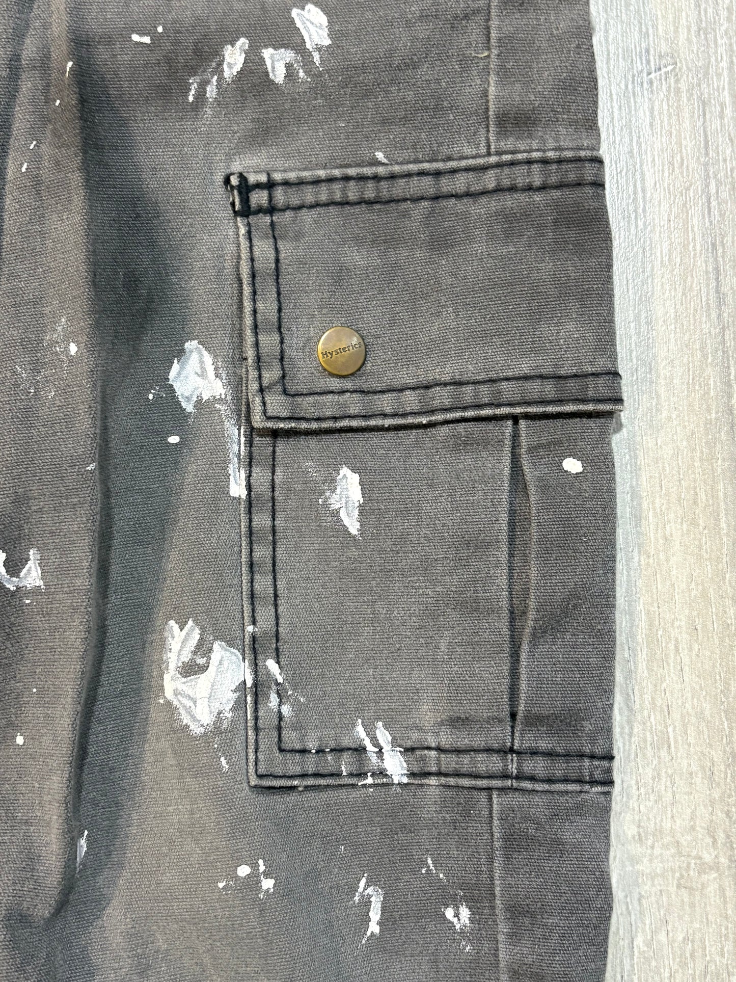 Undercover x Hysteric Glamour AW08 Painted Cargo Denim
